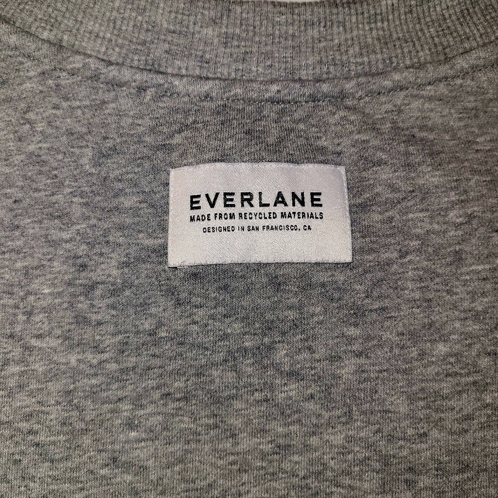 Everlane Gray,Basic Sweatshirt,Made With Recycled… - image 7